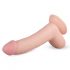 Real Fantasy Klipp - realistisk dildo med pung - 22cm (natur)