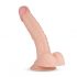 Realistisk Fantasy Derek - dildo med pung - 22 cm (natur)