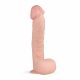 Realistisk Fantasy Dildo med Testiklar - 33cm (naturlig)