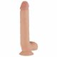 Real Fantasy Elvin - uppladdningsbar, realistisk dildo - 28 cm (natur)