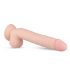 Real Fantasy Elvin - uppladdningsbar, realistisk dildo - 28 cm (natur)