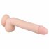 Real Fantasy Elvin - uppladdningsbar, realistisk dildo - 28 cm (natur)