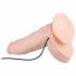 Real Fantasy Dwane - uppladdningsbar, verklighetstrogen vibrator - 31cm (hudfärgad)