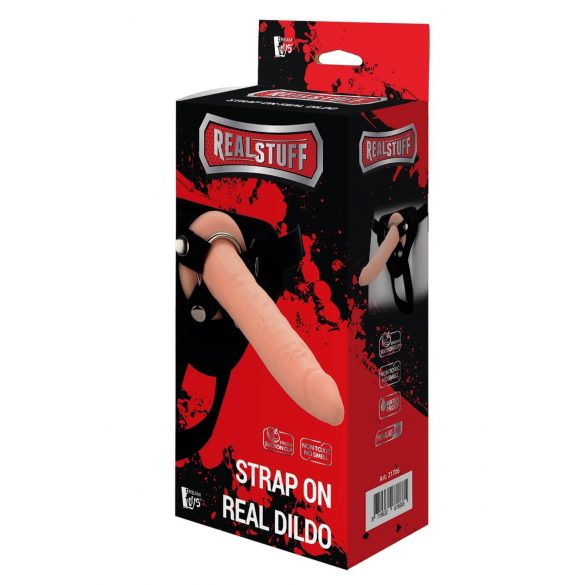 RealStuff Strap-On - smal, påsättningsbar dildo (naturlig)