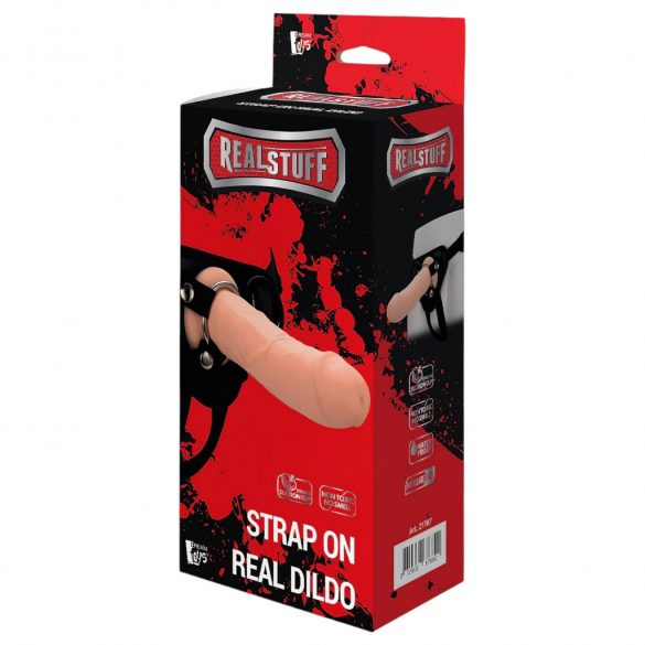 RealStuff Strap-On natúr dildó