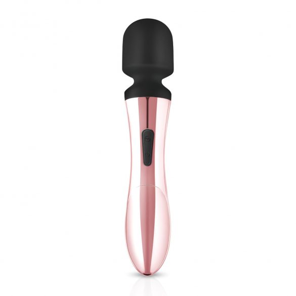 Rosy Gold Wand Curve - uppladdningsbar massagevibrator (roseguld)