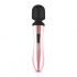 Rosy Gold Wand Curve - uppladdningsbar massagevibrator (roseguld)