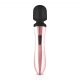 Rosy Gold Wand Curve - uppladdningsbar massagevibrator (roseguld)