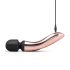 Rosy Gold Wand Curve - uppladdningsbar massagevibrator (roseguld)