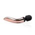 Rosy Gold Wand Curve - uppladdningsbar massagevibrator (roseguld)