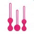 Easytoys LoveBalls - geishakulorsats - 3 delar (rosa)