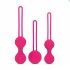 Easytoys LoveBalls - 3-delad geishakulor (rosa)