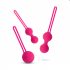 Easytoys LoveBalls - 3-delad geishakulor (rosa)