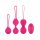 Easytoys LoveBalls - vibrerande geishakulor set - 3 delar (rosa)