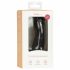 Easytoys - naturtrogen dildo med pung - 12 cm (svart)