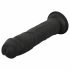 Easytoys - realistisk dildo - 22,5 cm (svart)