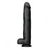 BUTTR Operation Dingo - jätte verklighetstrogen dildo - 43 cm (svart)