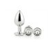 Gleaming Love - analplugg set - silver (3 delar)