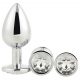 Gleaming Love - analplugg set - silver (3 delar)