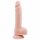 Herr Dixx 7.6 - sugkopp för kukdildo med pung - natur (19,5 cm)