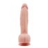 Herr Dixx 7.6 - sugkopp för kukdildo med pung - natur (19,5 cm)