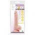 Herr Dixx 7.6 - sugkopp för kukdildo med pung - natur (19,5 cm)