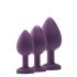 Flirts analträning kit - anal dildo set (3 st) - lila