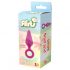 Flirts Pull Plug - liten analdildo (rosa)