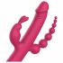 Dreamtoys Anywhere Njutning - uppladdningsbar 4-armad vibrator (rosa)