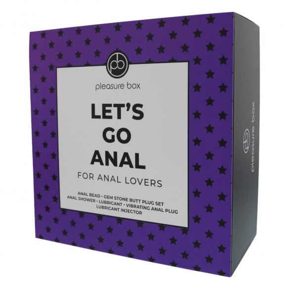 Pleasure Box Let's Go Anal - komplett analset - 7 delar