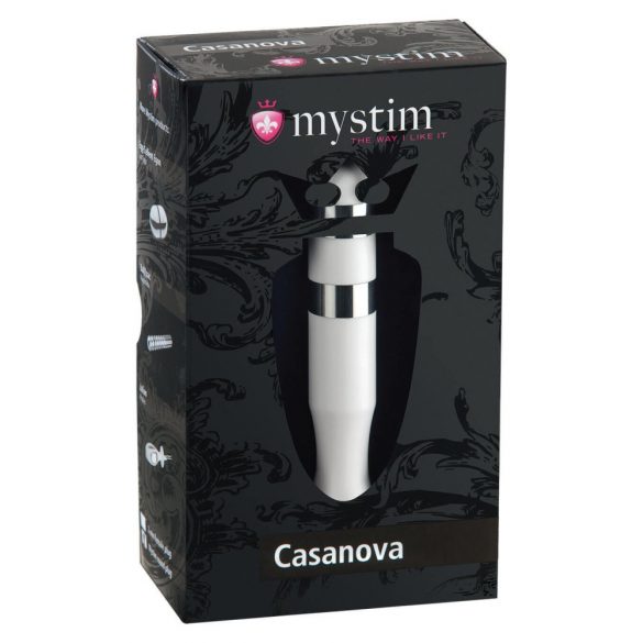 Mystim Casanova - vit stav dildo (vit)