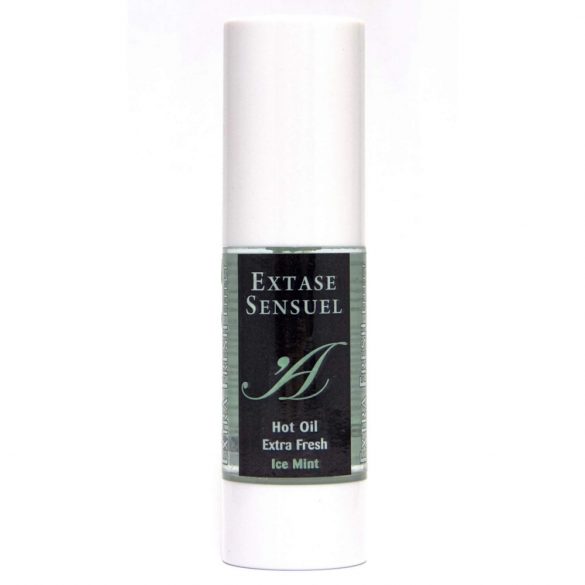 Extase Sensuell - värmande och kylande massageolja - mynta (30ml)