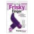 Frisky Finger - vattentät finger vibrator (lila)