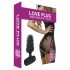 Kärleksplugg - mini anal vibrator (svart)