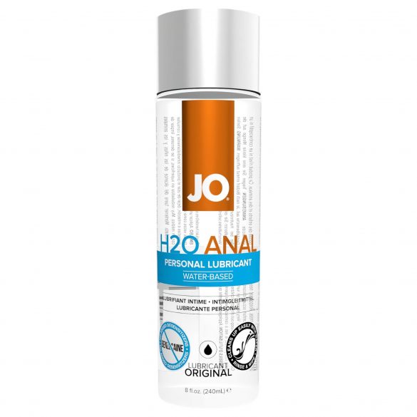 JO H2O Anal Original - vattenbaserat analglidmedel (240 ml)