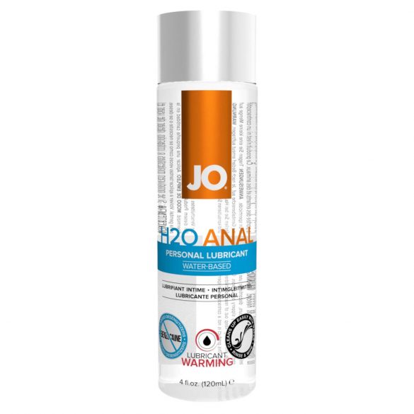 JO H2O Anal Warming - värmande vattenbaserat analsmörjmedel (120ml)