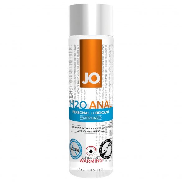 JO H2O Anal Warming - värmande vattenbaserat analsmörjmedel (120ml)