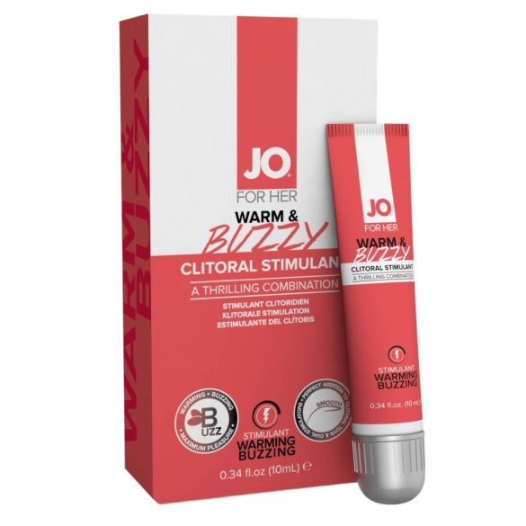 JO WARM & BUZZY - klitorisstimulerande gel för kvinnor (10ml)