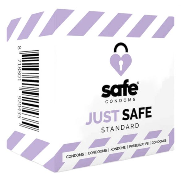 SAFE Just Safe - standard vanilj kondom (5 st)