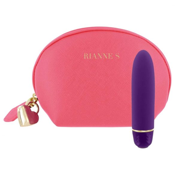 Rianne Essentials Klassisk Djup - silikon läppstiftsvibrator (lila)