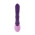 Rianne Essentials Xena - uppladdningsbar vibrator med klitorisstimulator (mörklila)