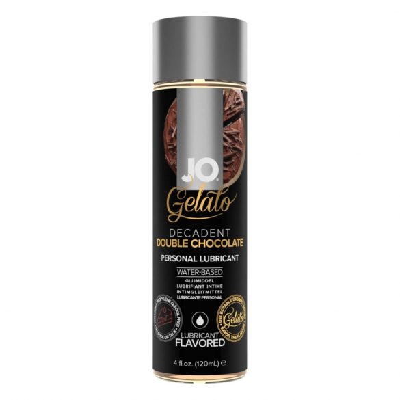 Jo Gelato Dubbel Choklad - Ätbar Vattenbaserat Glidmedel (120 ml)