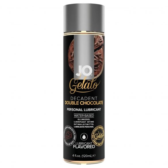 Jo Gelato Dubbel Choklad - Ätbar Vattenbaserat Glidmedel (120 ml)