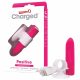 Screaming O Positive - uppladdningsbar superstark stavvibrator (rosa)