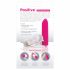 Screaming O Positive - uppladdningsbar superstark stavvibrator (rosa)