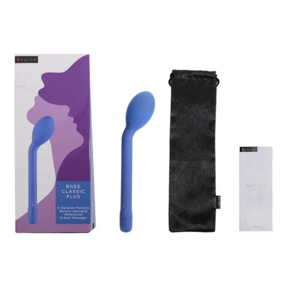 B SWISH Bgee Classic Plus - vattentät G-punkt vibrator (blå)