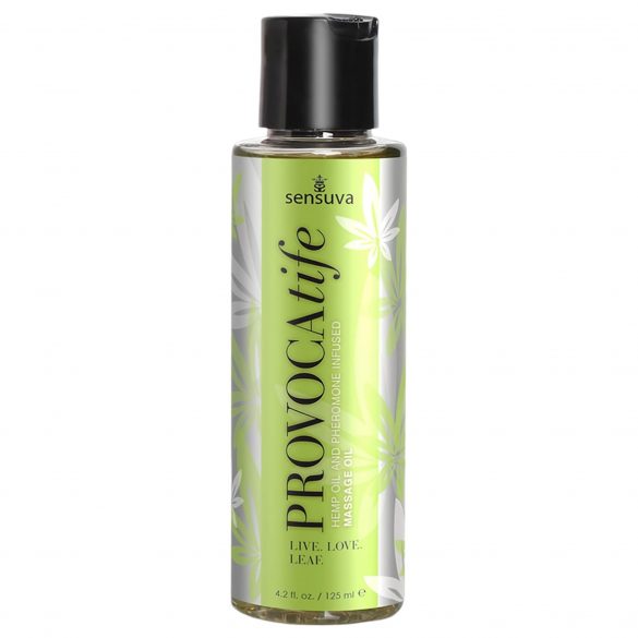 Sensuva Provokatör Hamp - feromon massageolja (120ml)