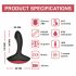 Magic Motion Solstice - smart, uppladdningsbar prostatavibrator (svart)