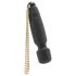 Bodywand Luxe - laddningsbar, mini massage vibrator (svart)