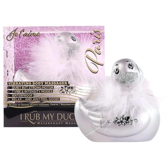 Min Duckie Paris 2.0 - vattentät klitorisvibrator (silver)